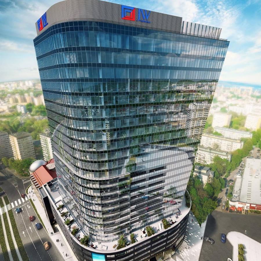 Apartament Flaming Hanza Tower شتشيتسين المظهر الخارجي الصورة