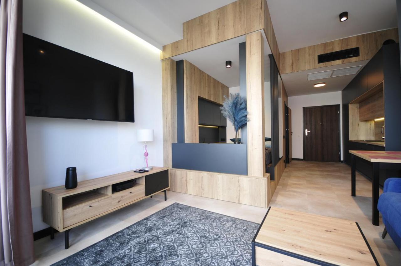 Apartament Flaming Hanza Tower شتشيتسين المظهر الخارجي الصورة