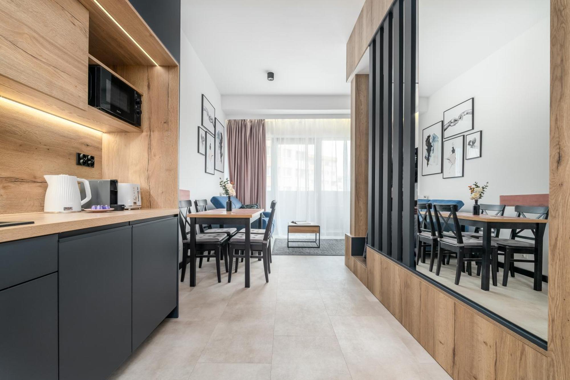 Apartament Flaming Hanza Tower شتشيتسين المظهر الخارجي الصورة